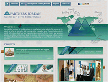 Tablet Screenshot of partners-jordan.org